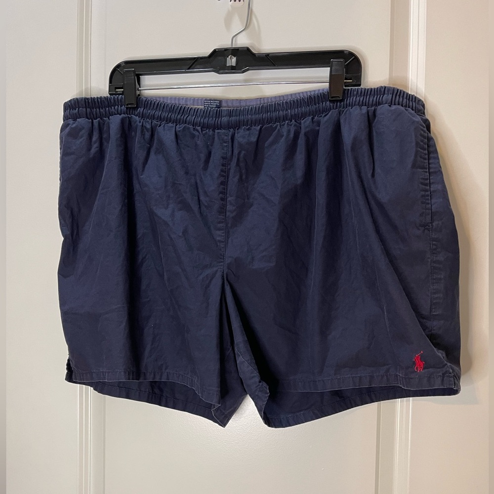Ralph Lauren Polo Sport Navy Blue Swim Trunks Lined Size XXL